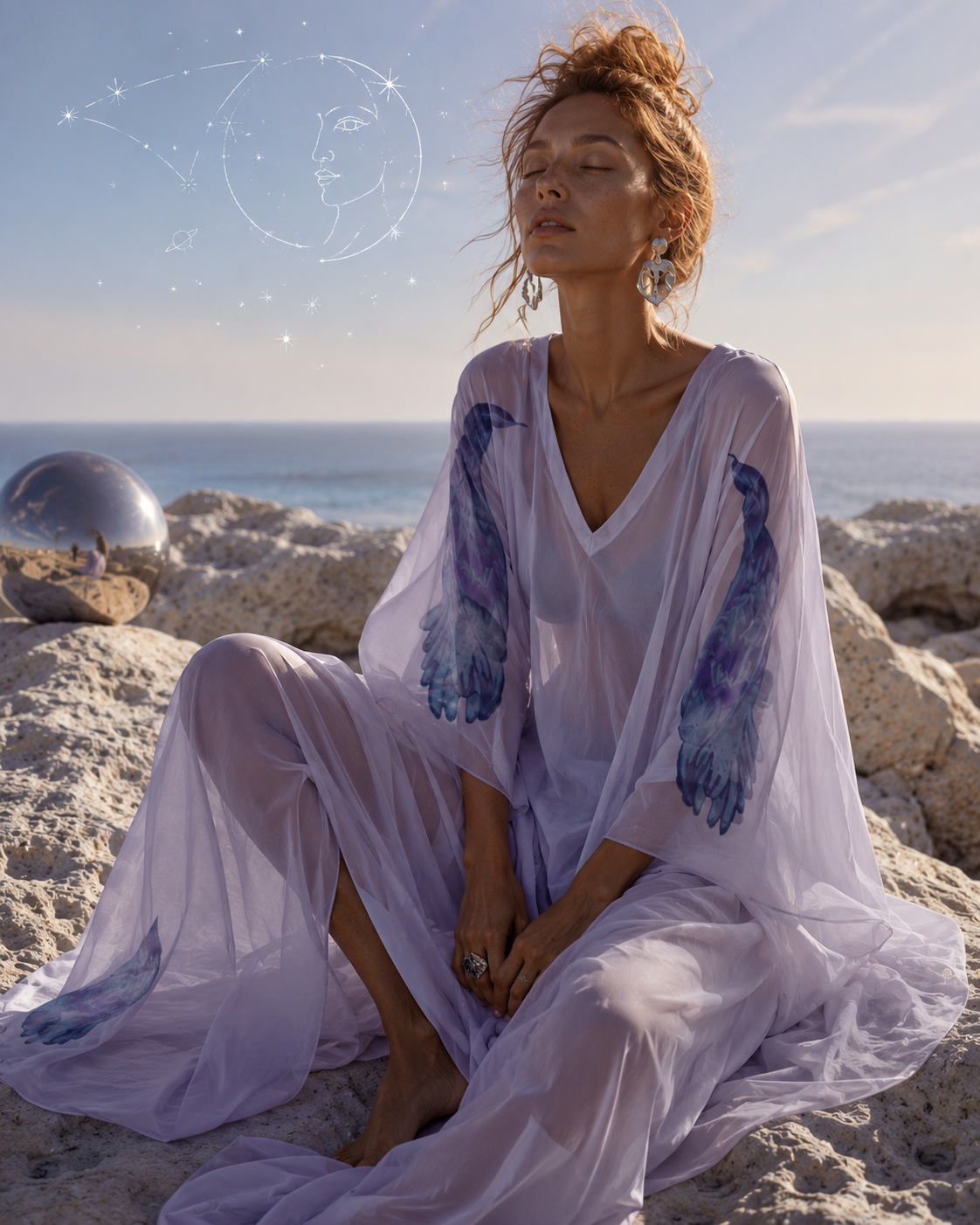 Inner Vision - Silk Kaftan